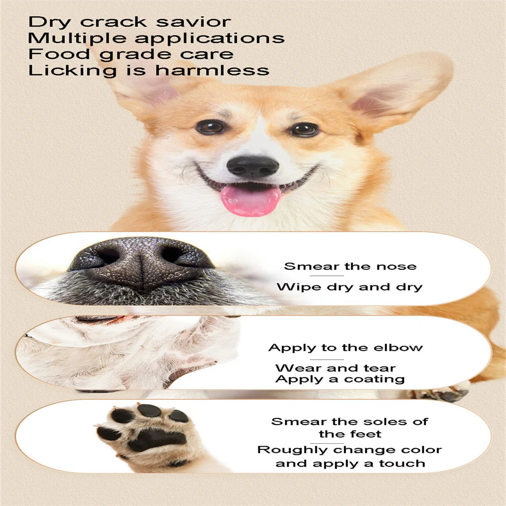 Paw Care Balm Moisturizing Paw Balm Protection For Dog Feet Foot Pads Creates a Barrier For Dogs Protects From Cracks