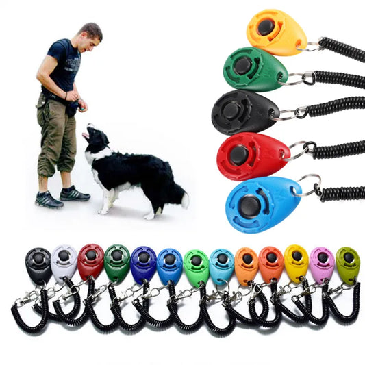 Dog Training Clicker with Wrist Strap Dog Supplies